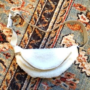 JCrew Girls Sherpa Fanny Pack